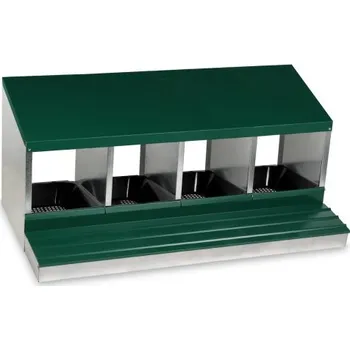 Příslušenství ke kleci pro ptáka Agrofortel Snáškové hnízdo GAUN pro 4 nosnice - kovová snášedla - 10101