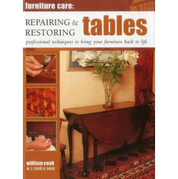 Cizojazyčná kniha Furniture Care: Repairing & Restoring Tables (William Cook)(Pevná)