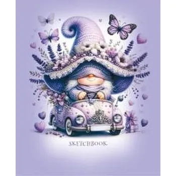 Set školních potřeb Szkicownik 148x105 24 stron 100g/m2 TW Gnom fiolet