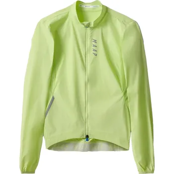 Cyklistická bunda MAAP Women's Flow Jacket - shadow lime
