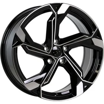 Alu kolo Alu kola Racing Line Y1201, 22x10 5x112 ET21, černá + leštění (zátěžová)