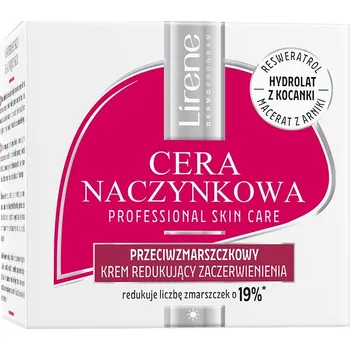 Pleťový krém Lirene, Cera Naczynkowa denní a noční krém proti zarudnutí 50ml
