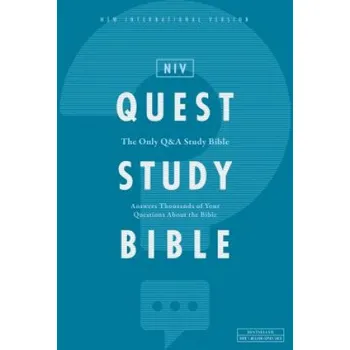 Populárně naučná literatura pro dospělé NIV, Quest Study Bible, Hardcover, Blue, Comfort Print (CHRISTIANITY TODAY I)(Pevná)