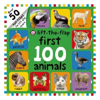 Cizojazyčná kniha FIRST 100 ANIMALS LIFTTHEFLAP (Roger Priddy)(Pevná)