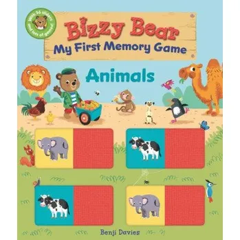 První čtění Bizzy Bear: My First Memory Game: Animals (Benji Davies)(Leporelo)