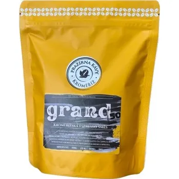 Káva Káva Kroměříž CAFFÉ GRAND 50 Espresso směs CAFFÉ GRAND 50 – směs arabica & robusta 50/50 100 g