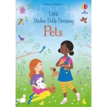 Cizojazyčná kniha Little Sticker Dolly Dressing Pets (Fiona Watt)(Brožovaná)
