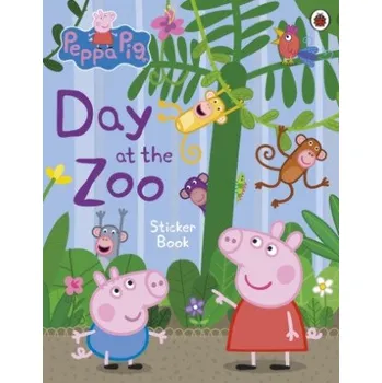 Cizojazyčná kniha Peppa Pig: Day at the Zoo Sticker Book (PIG PEPPA)(Brožovaná)