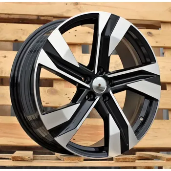 Alu kolo Alu kola Racing Line SF502, 18x7.5 5x108 ET50.5, černá + leštění vhodné pro Volvo V60 II Cross Country (od 2019), Volvo V90 Cross Country, Volvo XC40, Volvo XC60 (od 2018)