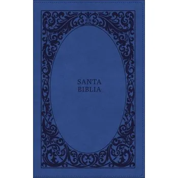 Populárně naučná literatura pro dospělé Biblia Reina-Valera 1960, Tierra Santa, Ultrafina Letra Grande, Leathersoft, Azul, Con Cierre (Rvr 1960- Reina Valera 1960)(Kniha)