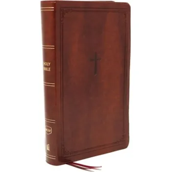 NKJV, End-of-Verse Reference Bible, Personal Size Large Print, Leathersoft, Brown, Red Letter, Comfort Print (THOMAS NELSON)(Pevná)