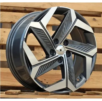 Alu kolo Alu kola Racing Line D1926, 18x7.5 5x114.3 ET51, šedivá + leštění