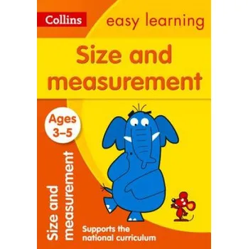 Cizojazyčná kniha Size and Measurement Ages 3-5 (Collins Easy Learning)(Brožovaná)