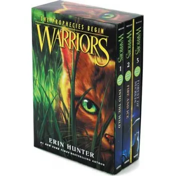Beletrie pro dospělé Warriors Box Set: Volumes 1 to 3: Into the Wild, Fire and Ice, Forest of Secrets (Erin Hunter)(Brožovaná)