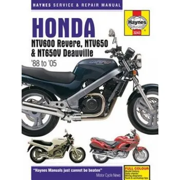 Populárně naučná literatura pro dospělé Honda NTV600 Revere, NTV650 & NTV650V Deauville (88-05) (Haynes Publishing)(Brožovaná)