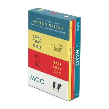 Učebnice Sharon Creech 3-Book Box Set: Love That Dog, Hate That Cat, Moo (Sharon Creech)(Brožovaná)