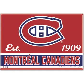 Dekorativní magnet Wincraft Magnetka na Lednici Montreal Canadiens NHL