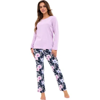 Dámské pyžamo Dámské pyžamo CORNETTE 145/462 NATALIE vřes- tmavě modrá S 0