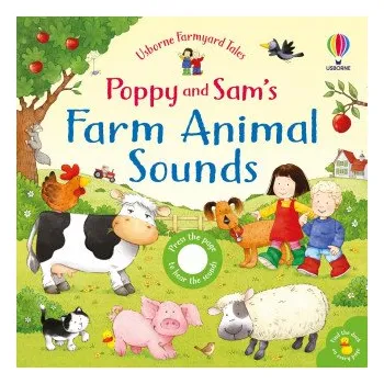 Cizí jazyk Poppy and Sam's Farm Animal Sounds (Leporelo)