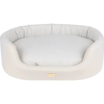 Pelíšek pro psa Pelíšek pro psa oválný MILLY ZipClean krémová velikost S, M, L Rozměr: S - 54x45x16 cm