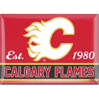 Dekorativní magnet Wincraft Magnetka na Lednici Calgary Flames NHL