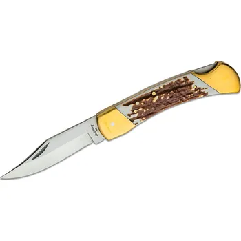 Pracovní nůž Schrade Next Gen Staglon LB8 Papa Bear, zavírací nůž s pouzdrem 1136005