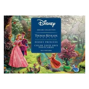 Kniha Disney Dreams Collection Thomas Kinkade Studios Disney Princess Color Your Own P (Thomas Kinkade)(Leporelo)