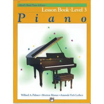 Alfred's Basic Piano Library Lesson 3 (Morton Manus)(Kniha)