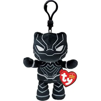 plyšák Ty Beanie Babies plüss figura Marvel BLACK PANTHER Clip 8,5 cm