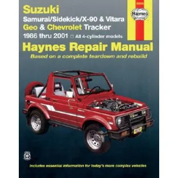 Suzuki Samurai, Sidekick, X-90 & Vitara, Geo/Chevrolet Tracker (86 - 01) (J H Haynes)(Brožovaná)
