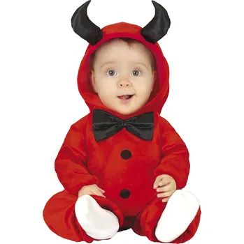 Karnevalový kostým Guirca Dětský kostým pro nejmenší - Malý Čert Velikost nejmenší: 18 - 24 měsíců