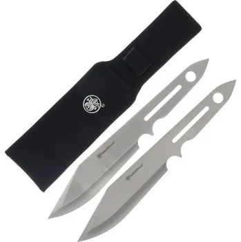 Bojový nůž Smith & Wesson Bullseye Throwing Bowie, vrhací nože s pouzdrem 2 kusy 1205005