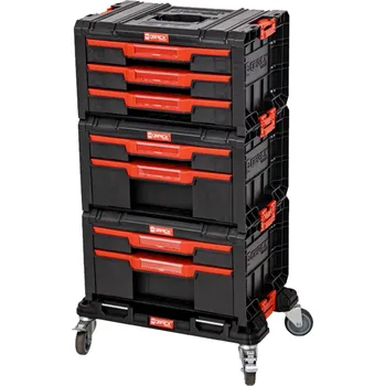 QBRICK Sada plastových boxů na nářadí QBRICK PRO Drawer Workshop SET 1 | 525x345x885 mm - P90683