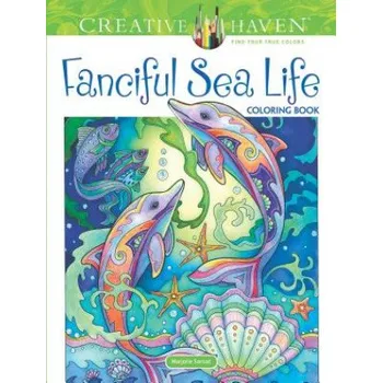 Cizojazyčná kniha Creative Haven Fanciful Sea Life Coloring Book (Marjorie Sarnat)(Brožovaná)