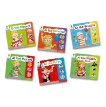 Učebnice Oxford Reading Tree: Level 1 More A: Floppy's Phonics: Sounds Books: Pack of 6 (Roderick Hunt)(Brožovaná)