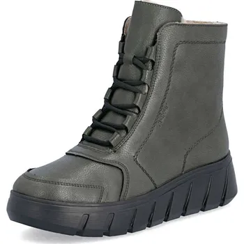 Dámské kozačky Dámská kotníková obuv RIEKER Y3505-52 zelená W5 40