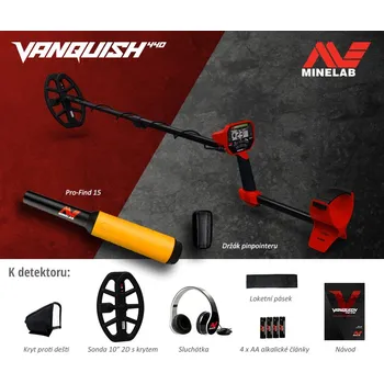 Minelab VANQUISH 440 , Model: Vanquish 540 P/P SET