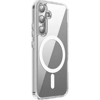 Pouzdro na mobilní telefon Tecto Shield Průhledný kryt Clear Guard Mag pro Samsung S24