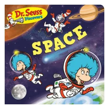 Cizojazyčná kniha Dr. Seuss Discovers: Space (Leporelo)