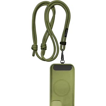 Black Rock Universal Lanyard, šňůrka na mobil, s karabinkou, 30-60 cm, olivově zelená