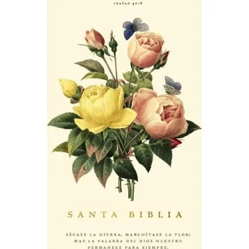 Populárně naučná literatura pro dospělé Biblia Reina-Valera 1960 Para Premio Y Regalo, Tapa Dura, Floral (Rvr 1960- Reina Valera 1960)(Pevná)