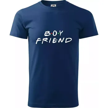 Pánské tričko Boy Friend - Klasické pánské triko vyšší gramáže - 4XL ( Půlnoční modrá )