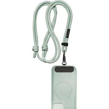Black Rock Universal Lanyard, šňůrka na mobil, s karabinkou, 30-60 cm, šalvějově zelená