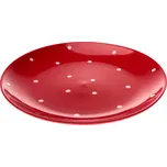 Dakls Mělký talíř 26,5 cm červený s…