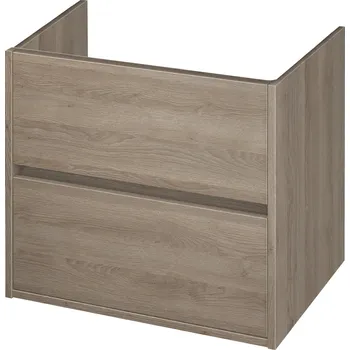 Koupelnový nábytek Cersanit Creya skříňka 59.4x44.7x53.3 cm pod umyvadlo závěsná dub S598-032