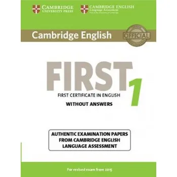Učebnice Cambridge English First 1 for Revised Exam from 2015 Student's Book without Answers (Brožovaná)