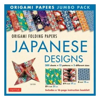 Cizojazyčná kniha Origami Folding Papers Jumbo Pack: Japanese Designs (Tuttle Publishing)(Hračka)