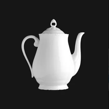 Konvice na čaj Kávová konvice vysoká 1,24 l, bílý porcelán, Verona, G. Benedikt