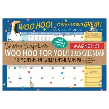 Sandra Boynton's Woo Hoo for You! 2026 Magnetic Calendar - Boynton, Sandra