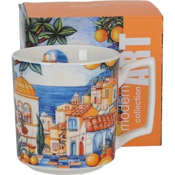 DUO Gifts DG - Porcelánový hrnek MODERN ESPANIA v dárkové krabičce - 450 ml